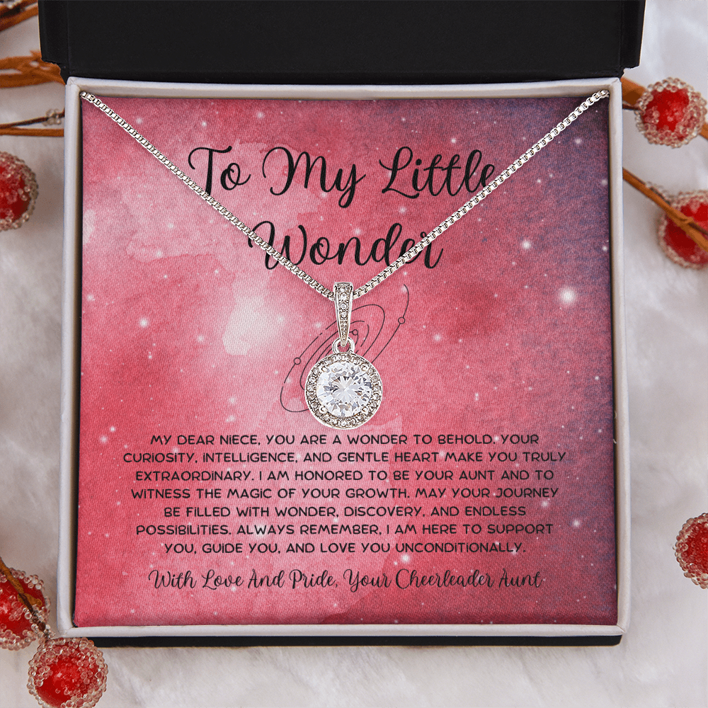 To My Little Wonder - From Aunt to Niece Eternal Hope Necklace