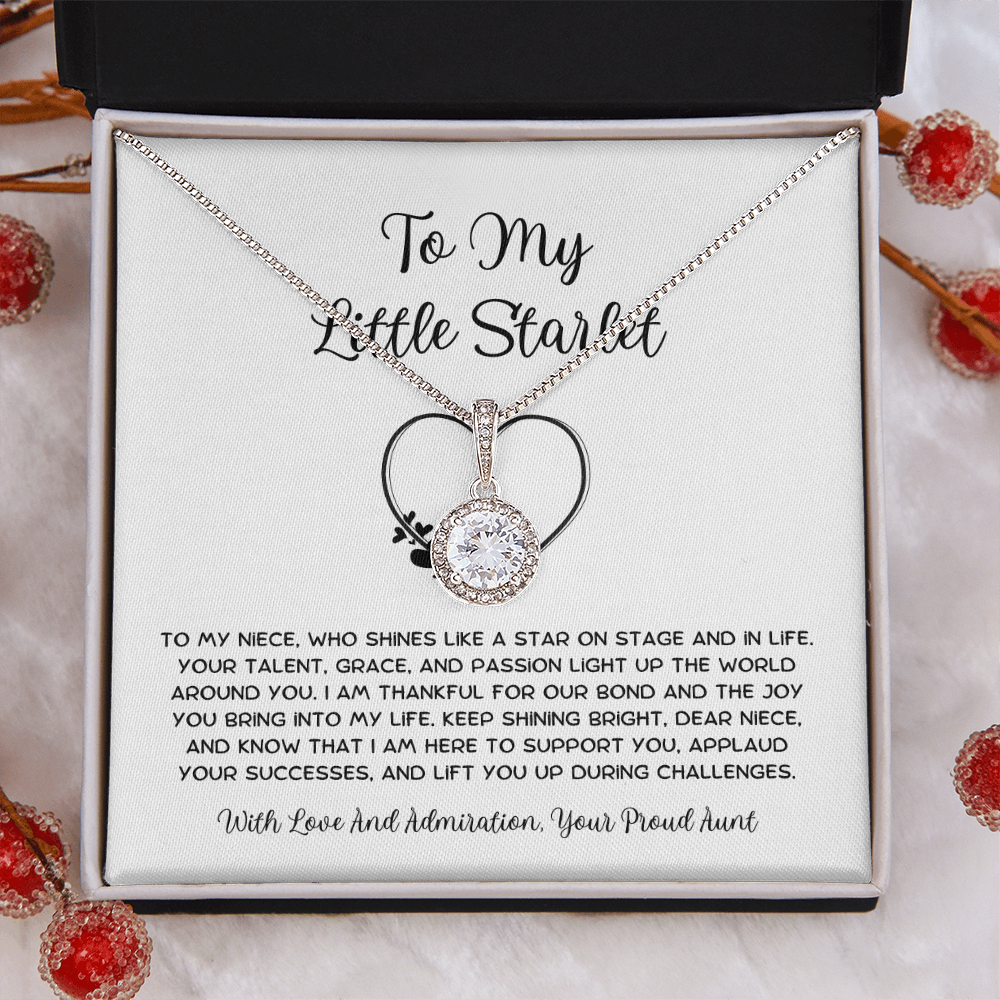 To My Little Starlet - From Aunt to Niece Eternal Hope Necklace