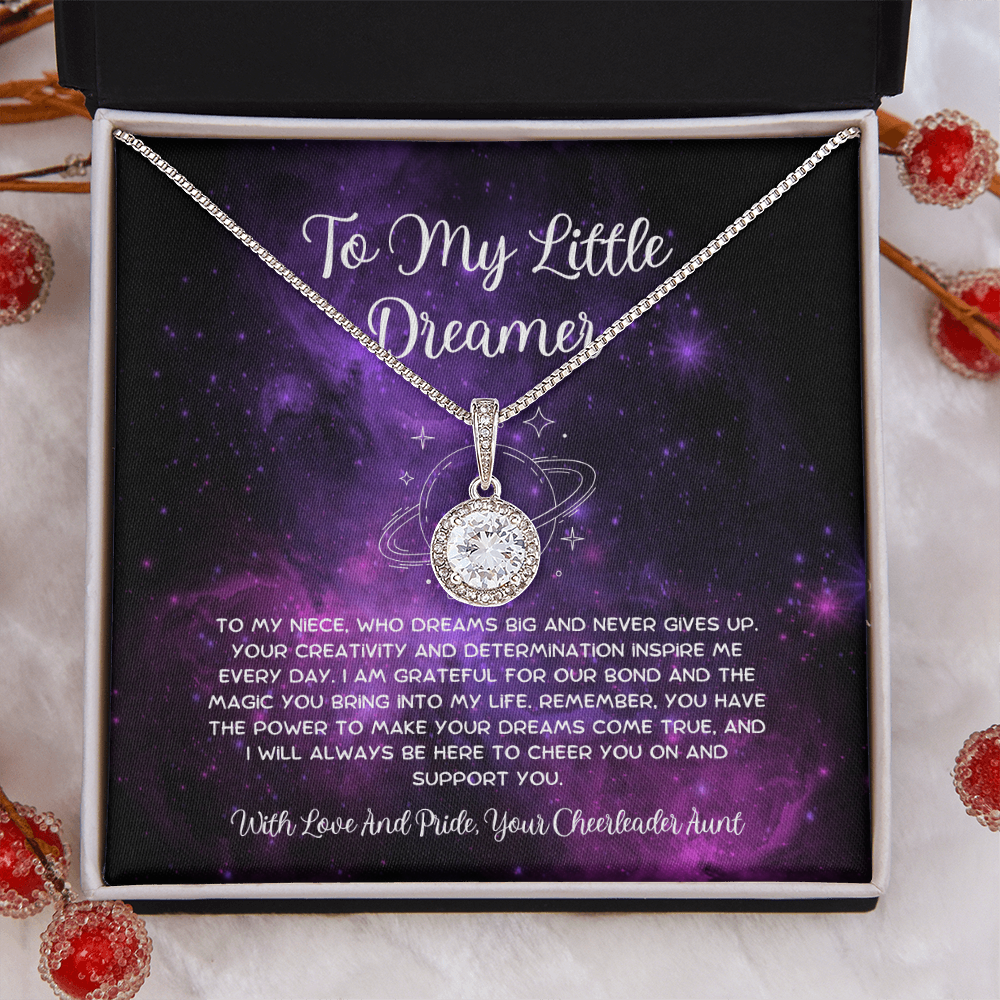 To My Little Dreamer - From Aunt to Niece Eternal Hope Necklace