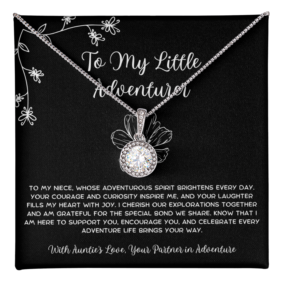 To My Little Adventurer - From Aunt to Niece Eternal Hope Necklace