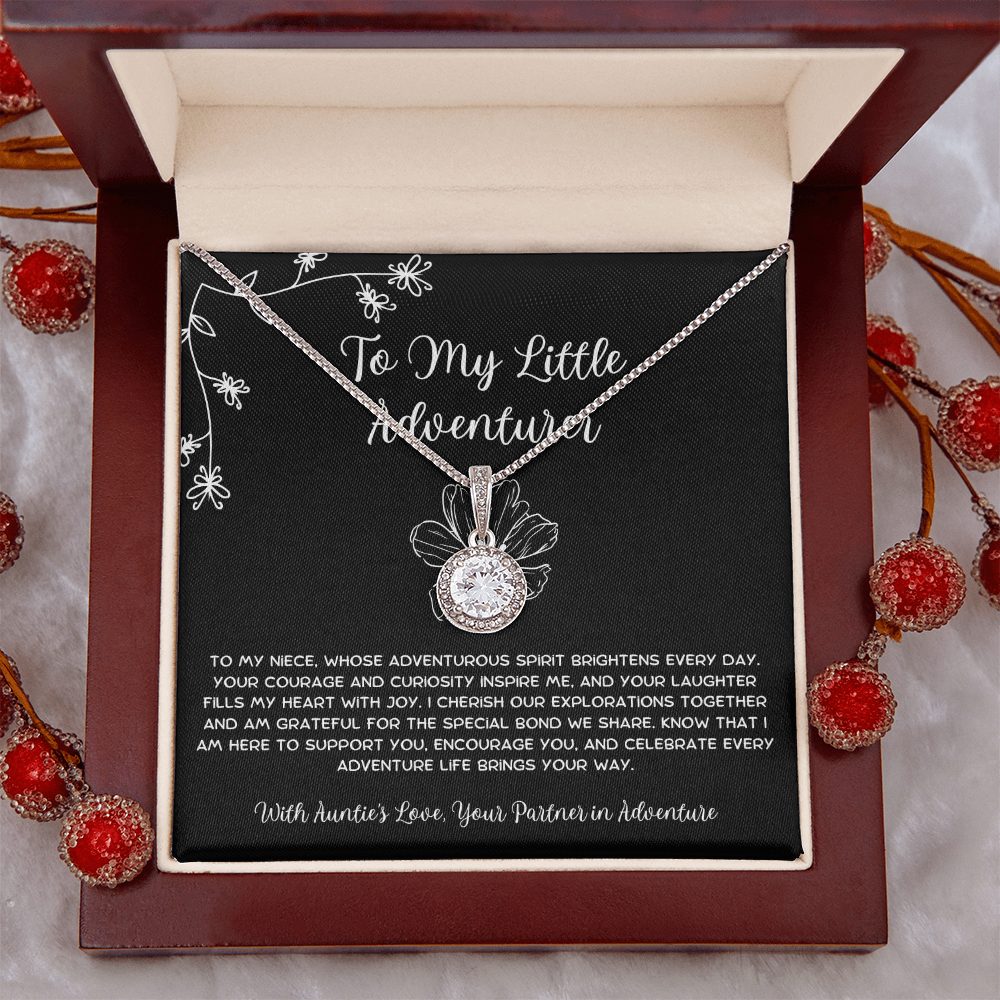To My Little Adventurer - From Aunt to Niece Eternal Hope Necklace