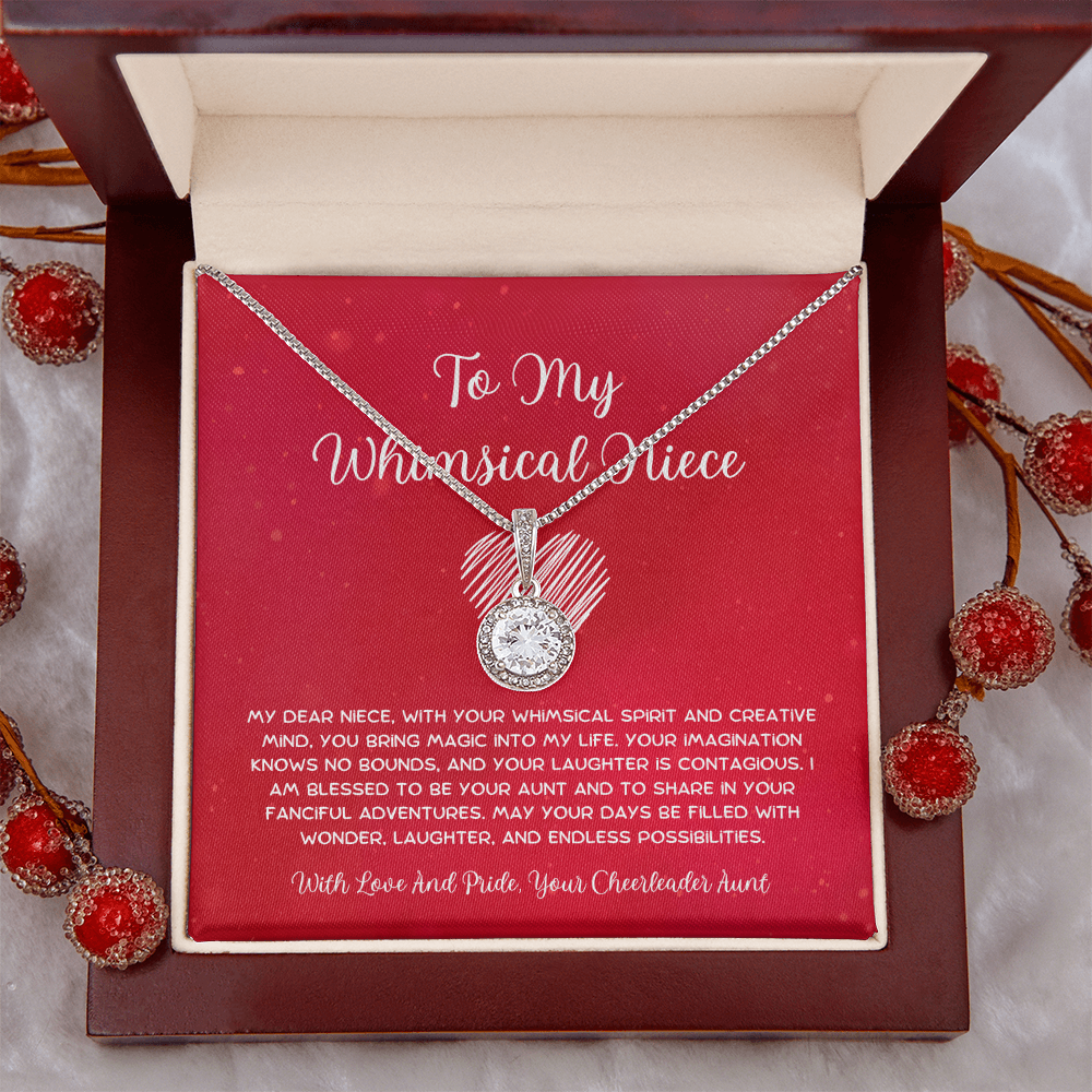 To My Whimsical Niece - From Aunt to Niece Eternal Hope Necklace