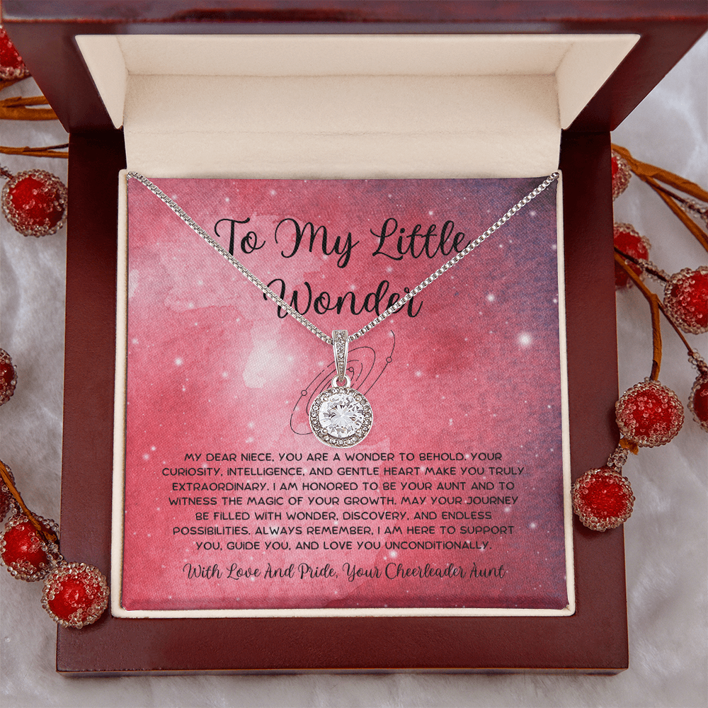 To My Little Wonder - From Aunt to Niece Eternal Hope Necklace