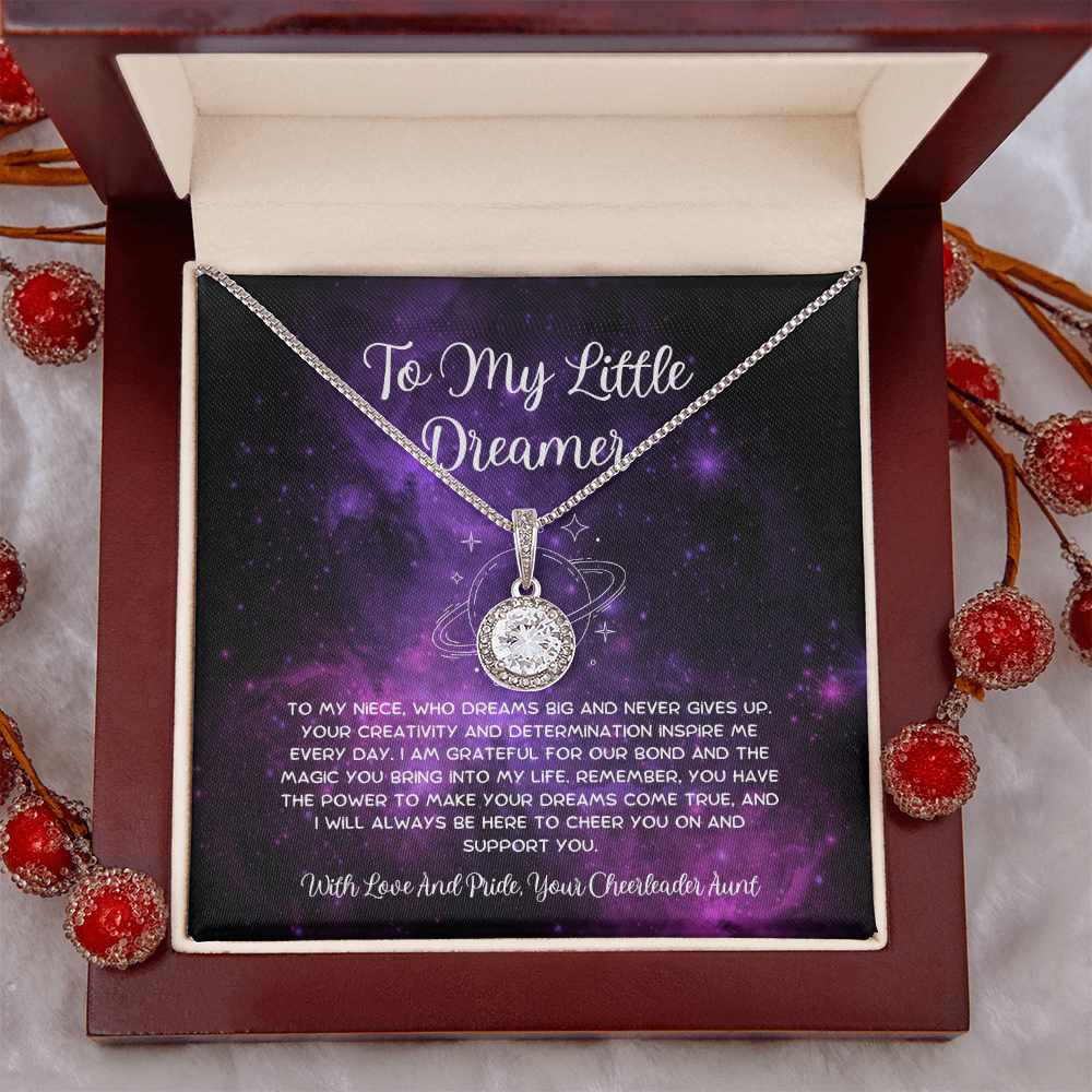 To My Little Dreamer - From Aunt to Niece Eternal Hope Necklace