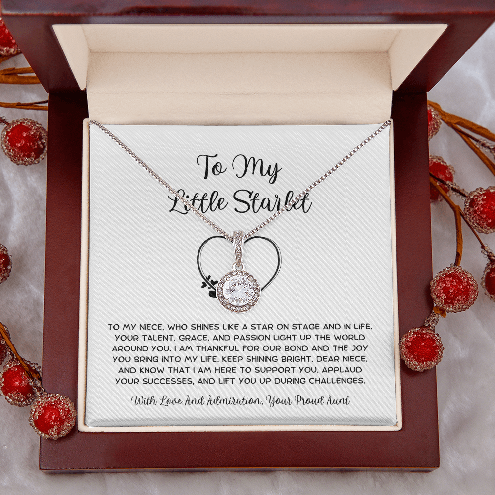 To My Little Starlet - From Aunt to Niece Eternal Hope Necklace