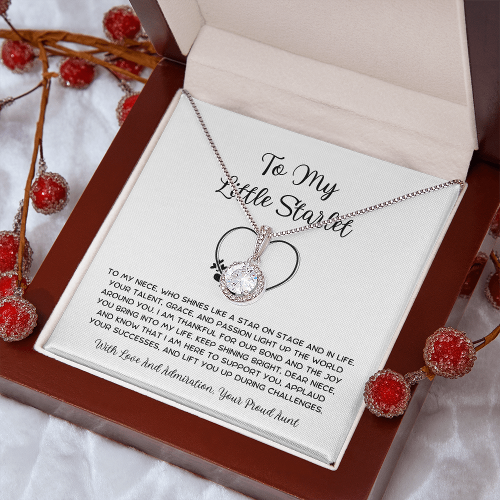 To My Little Starlet - From Aunt to Niece Eternal Hope Necklace