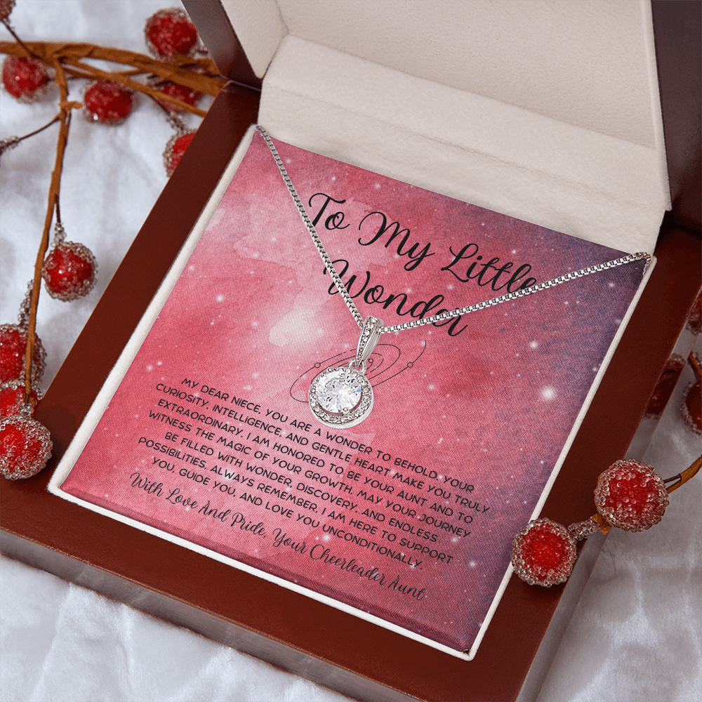 To My Little Wonder - From Aunt to Niece Eternal Hope Necklace