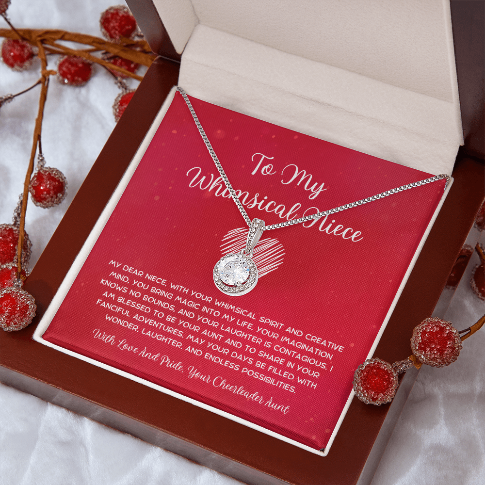 To My Whimsical Niece - From Aunt to Niece Eternal Hope Necklace