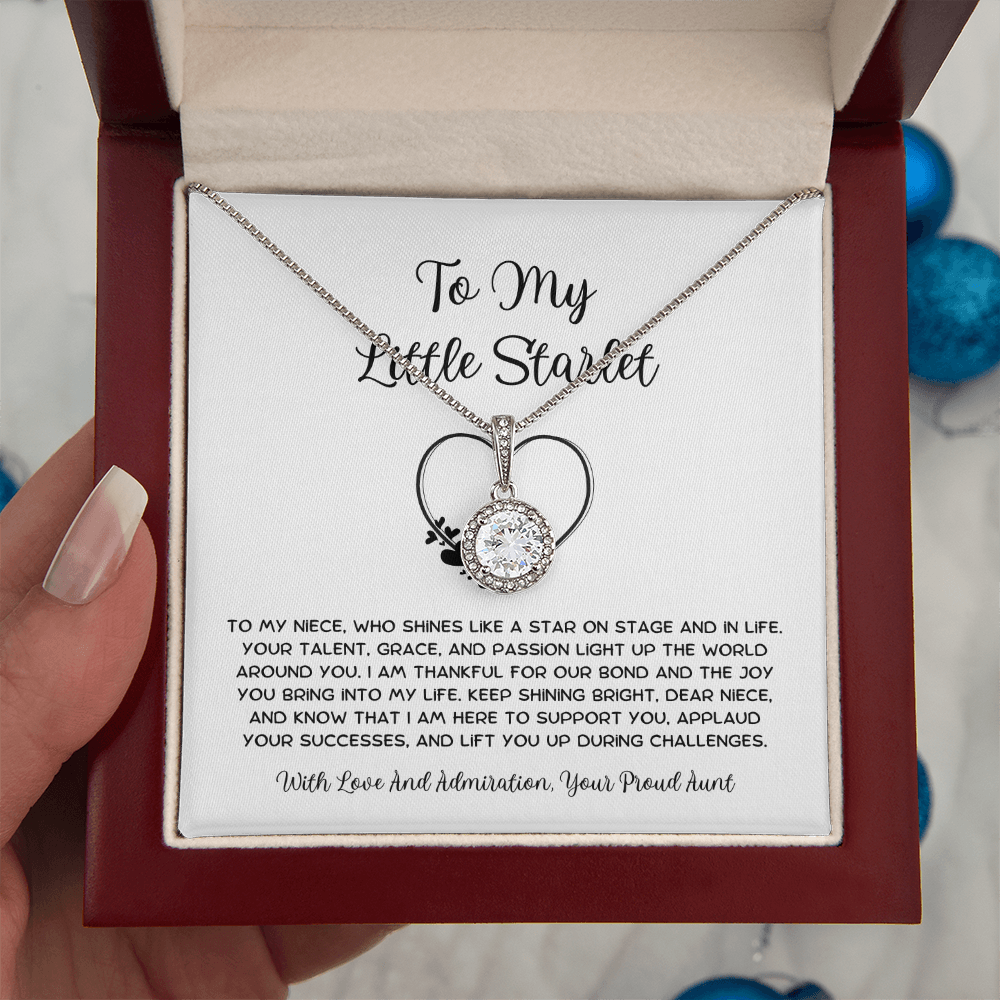 To My Little Starlet - From Aunt to Niece Eternal Hope Necklace