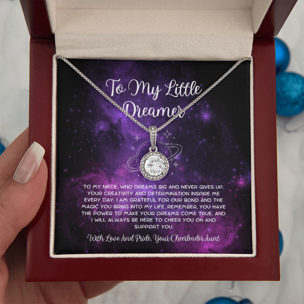 To My Little Dreamer - From Aunt to Niece Eternal Hope Necklace