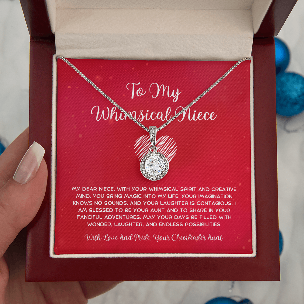 To My Whimsical Niece - From Aunt to Niece Eternal Hope Necklace