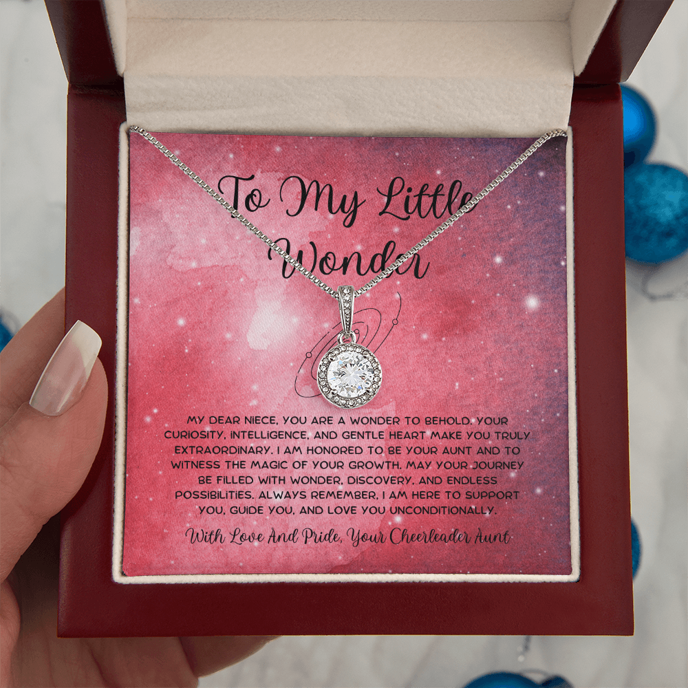 To My Little Wonder - From Aunt to Niece Eternal Hope Necklace