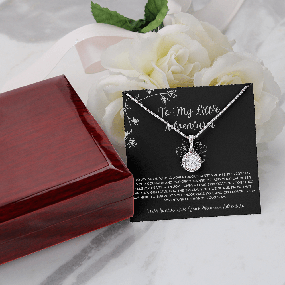 To My Little Adventurer - From Aunt to Niece Eternal Hope Necklace