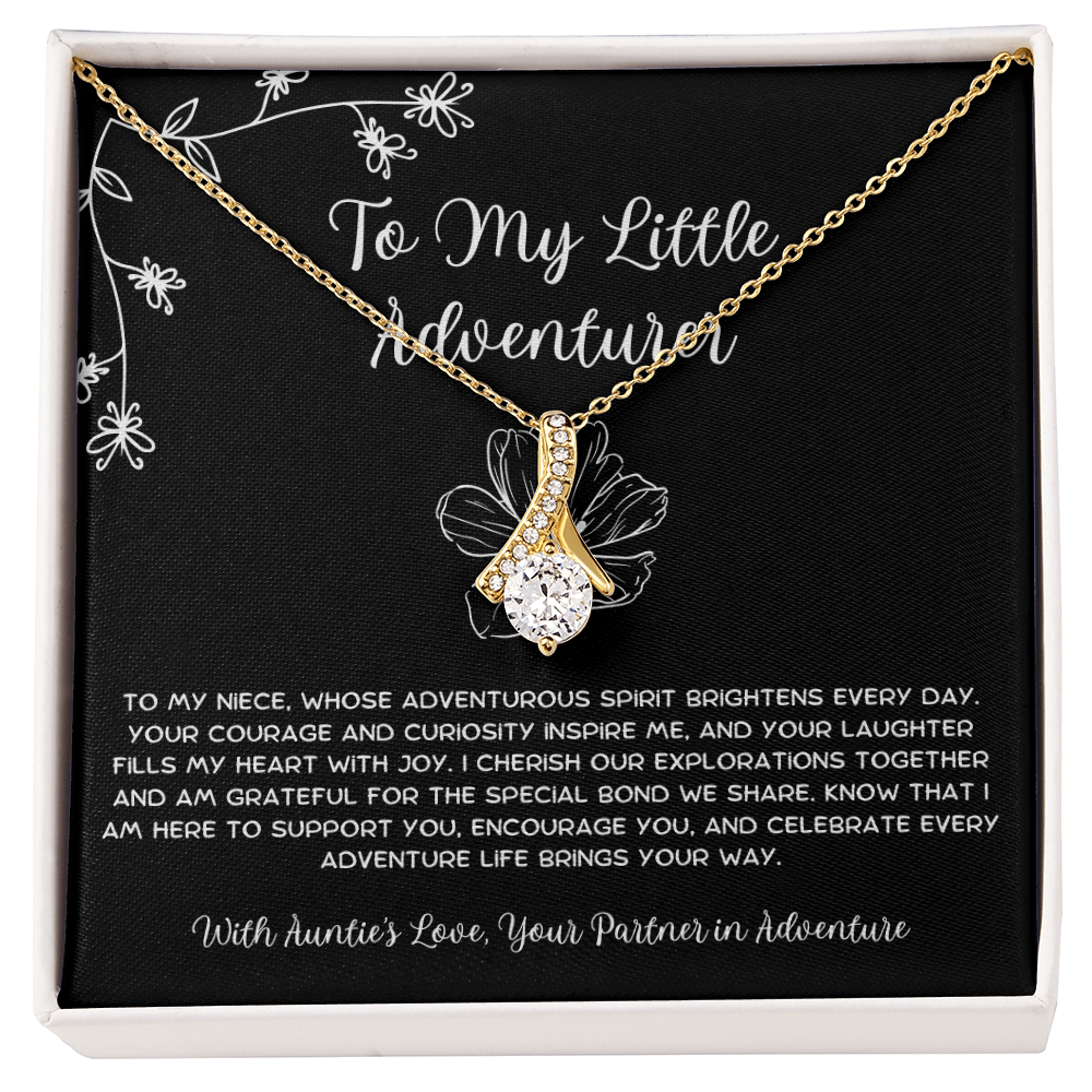 To My Little Adventurer - From Aunt to Niece Alluring Beauty Necklace