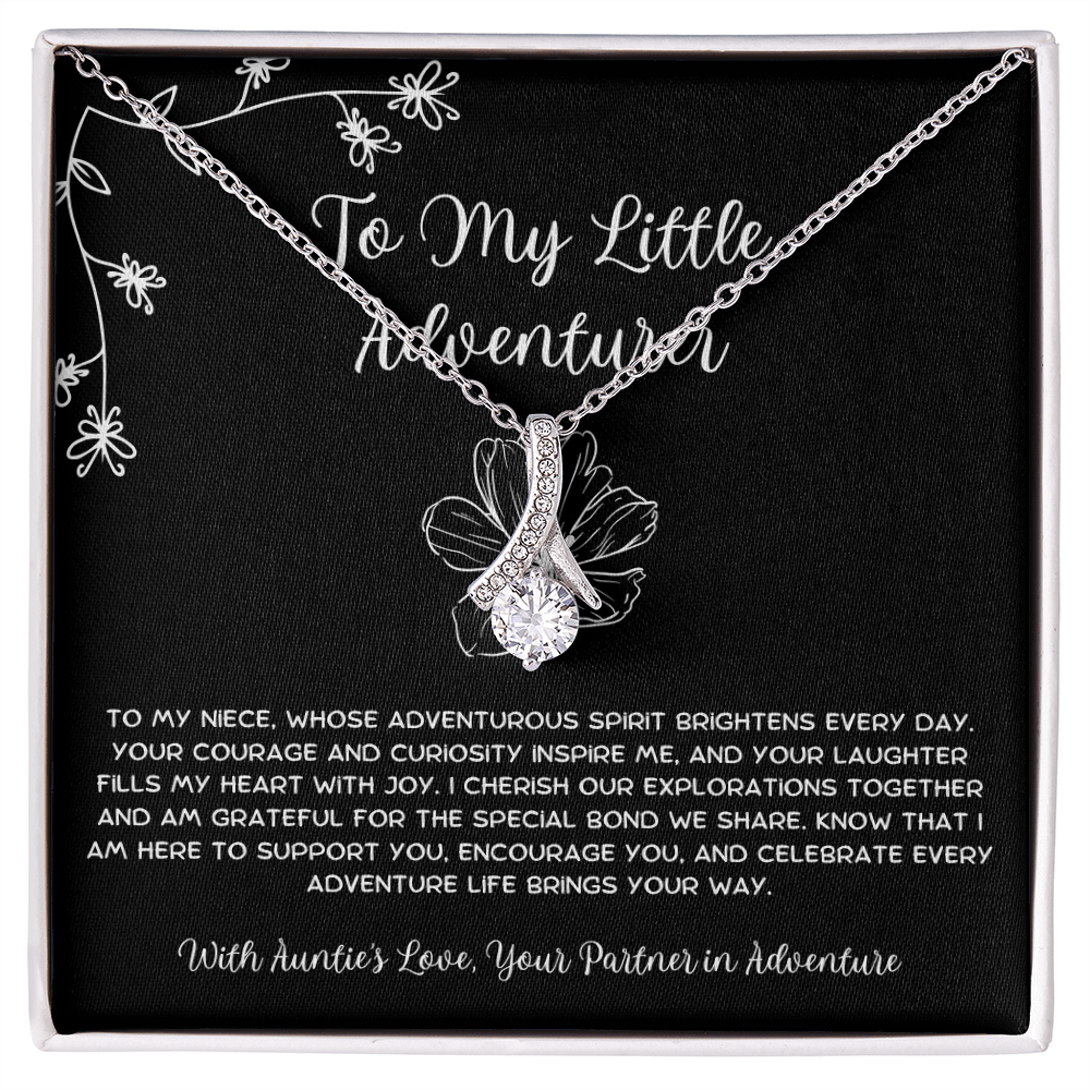 To My Little Adventurer - From Aunt to Niece Alluring Beauty Necklace
