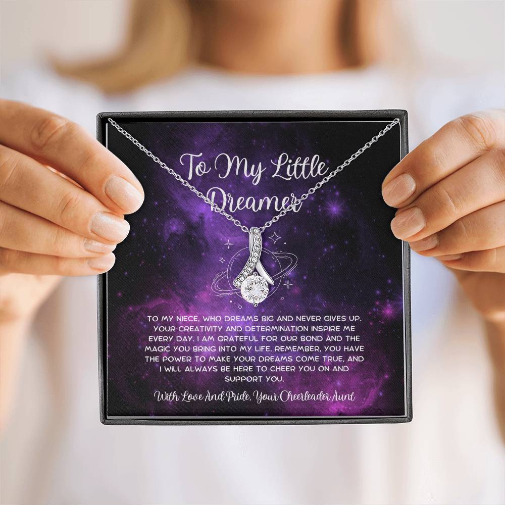 To My Little Dreamer - From Aunt to Niece Alluring Beauty Necklace