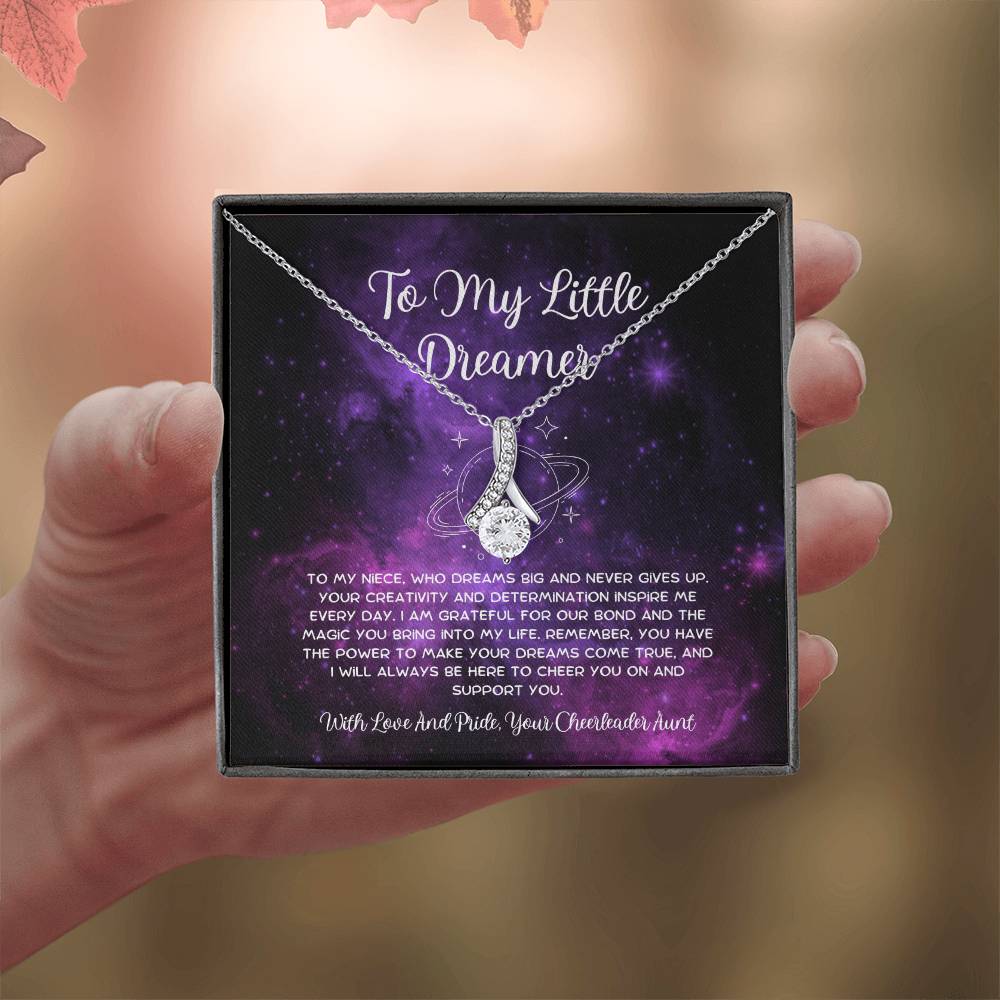 To My Little Dreamer - From Aunt to Niece Alluring Beauty Necklace