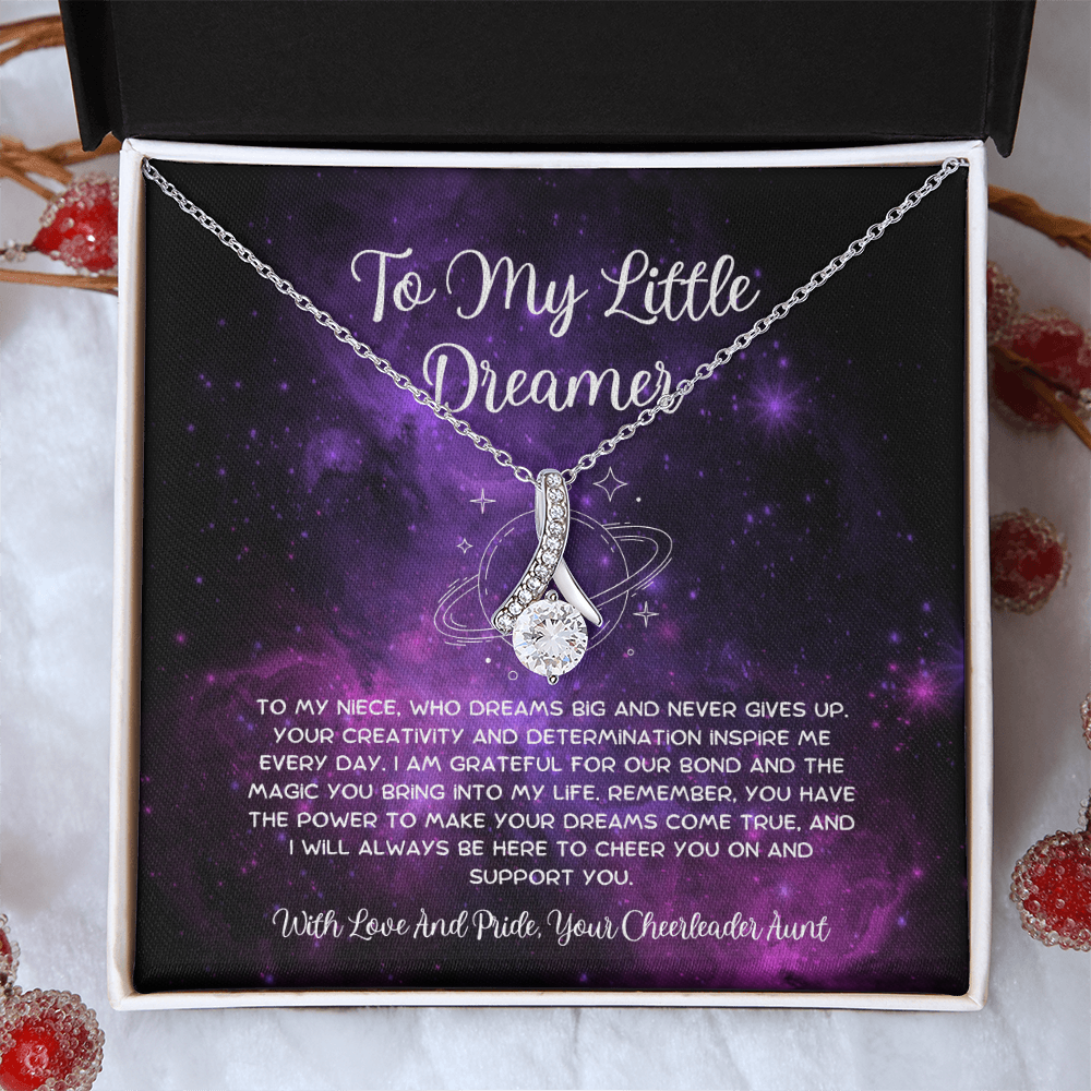 To My Little Dreamer - From Aunt to Niece Alluring Beauty Necklace