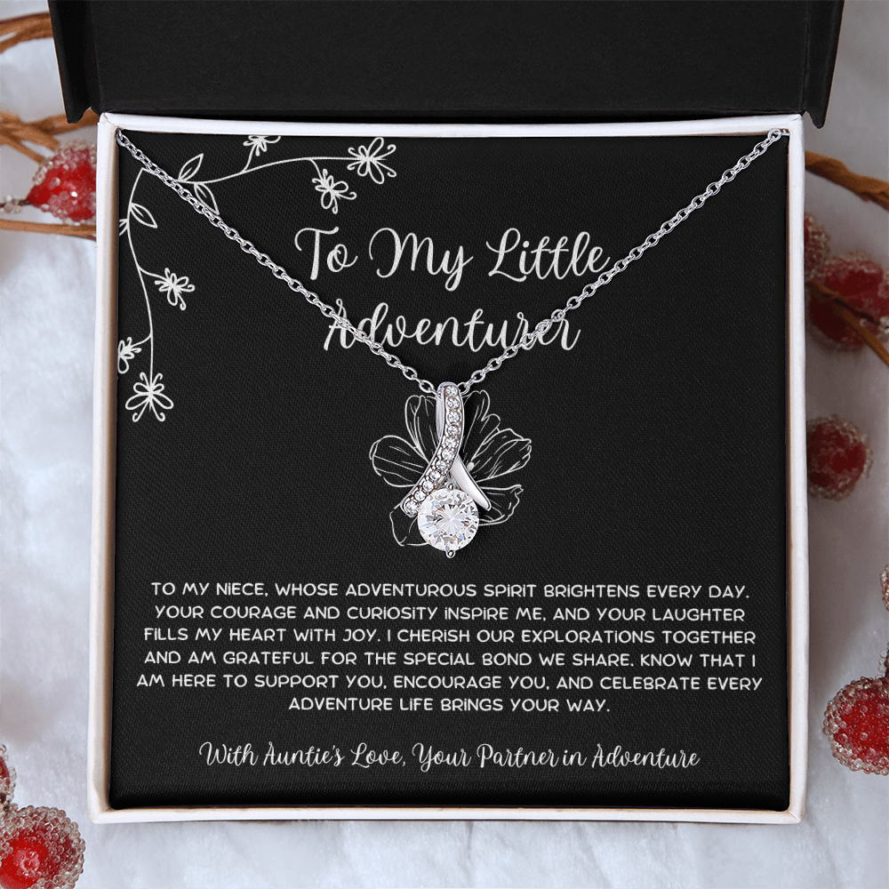To My Little Adventurer - From Aunt to Niece Alluring Beauty Necklace