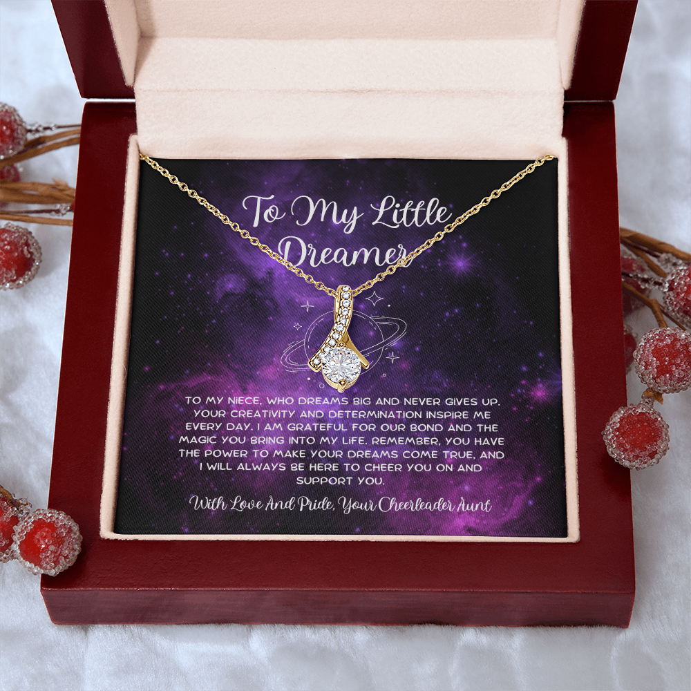 To My Little Dreamer - From Aunt to Niece Alluring Beauty Necklace