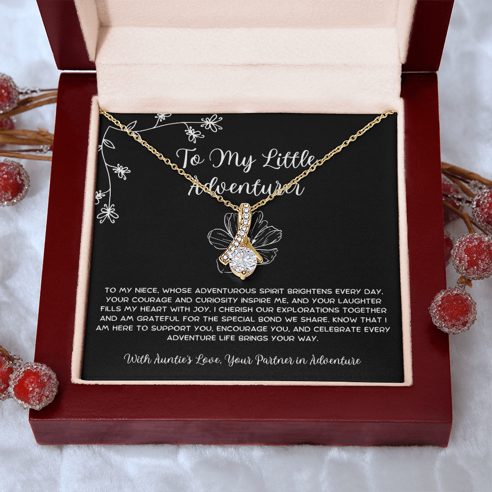 To My Little Adventurer - From Aunt to Niece Alluring Beauty Necklace