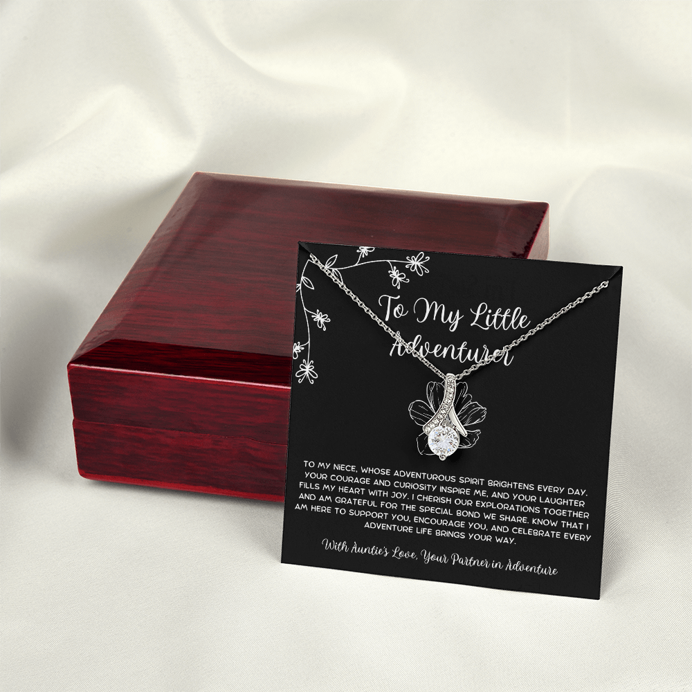 To My Little Adventurer - From Aunt to Niece Alluring Beauty Necklace