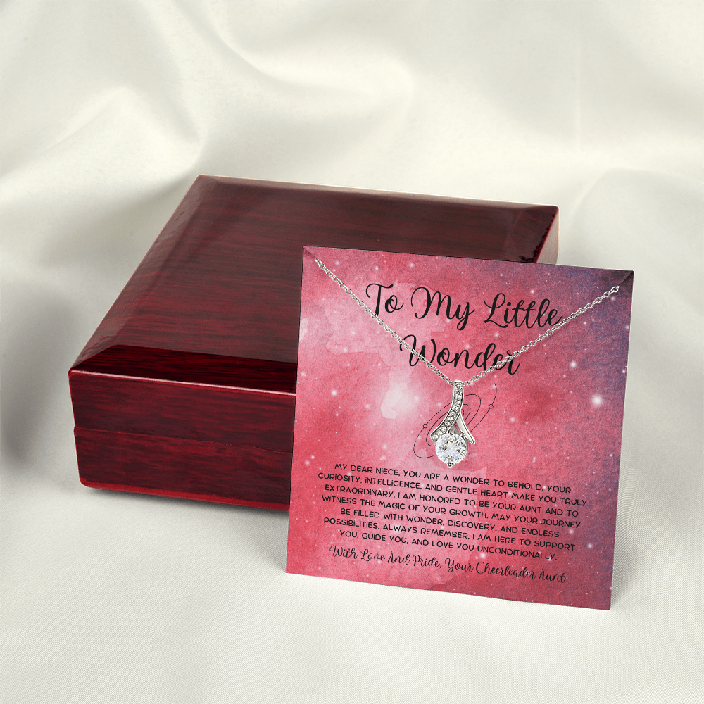 To My Little Wonder - From Aunt to Niece Alluring Beauty Necklace