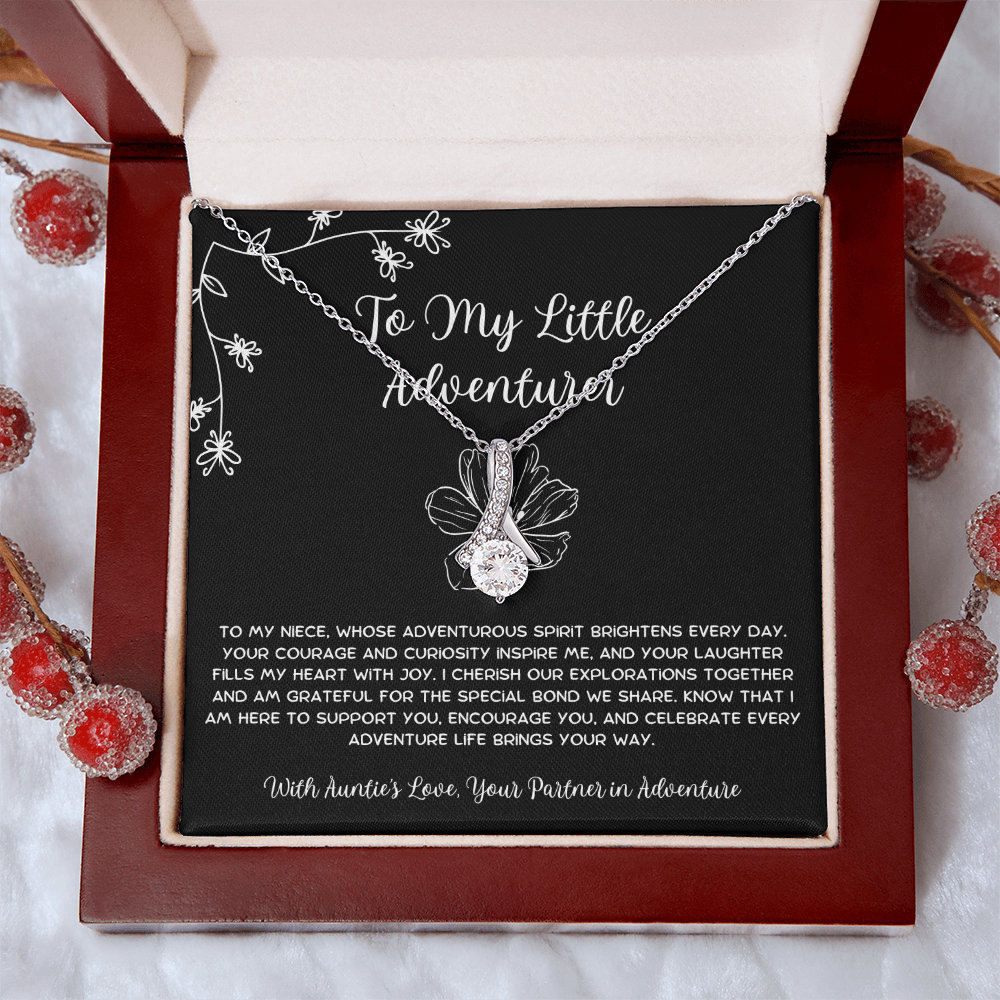 To My Little Adventurer - From Aunt to Niece Alluring Beauty Necklace