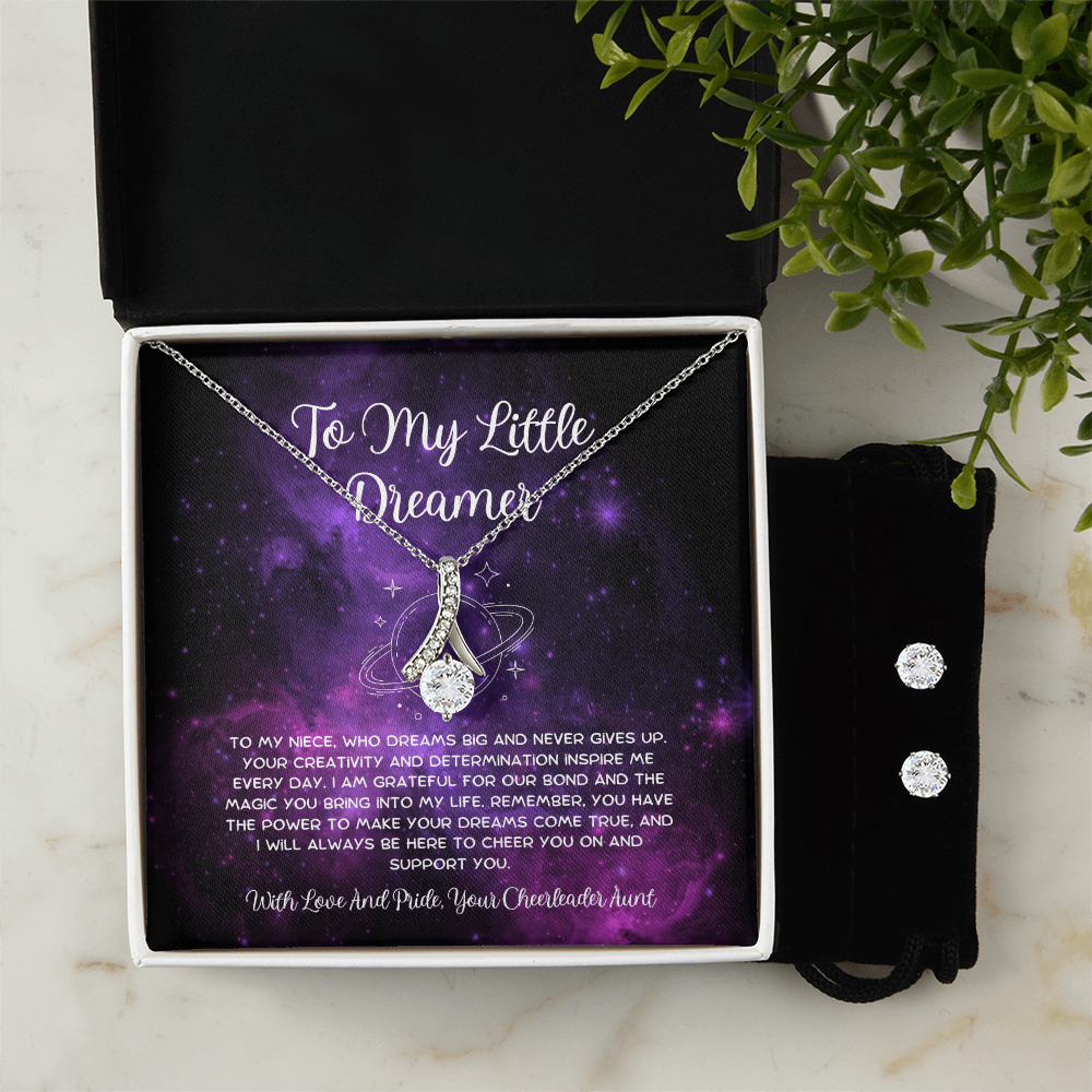 To My Little Dreamer - From Aunt to Niece Alluring Beauty With Earrings