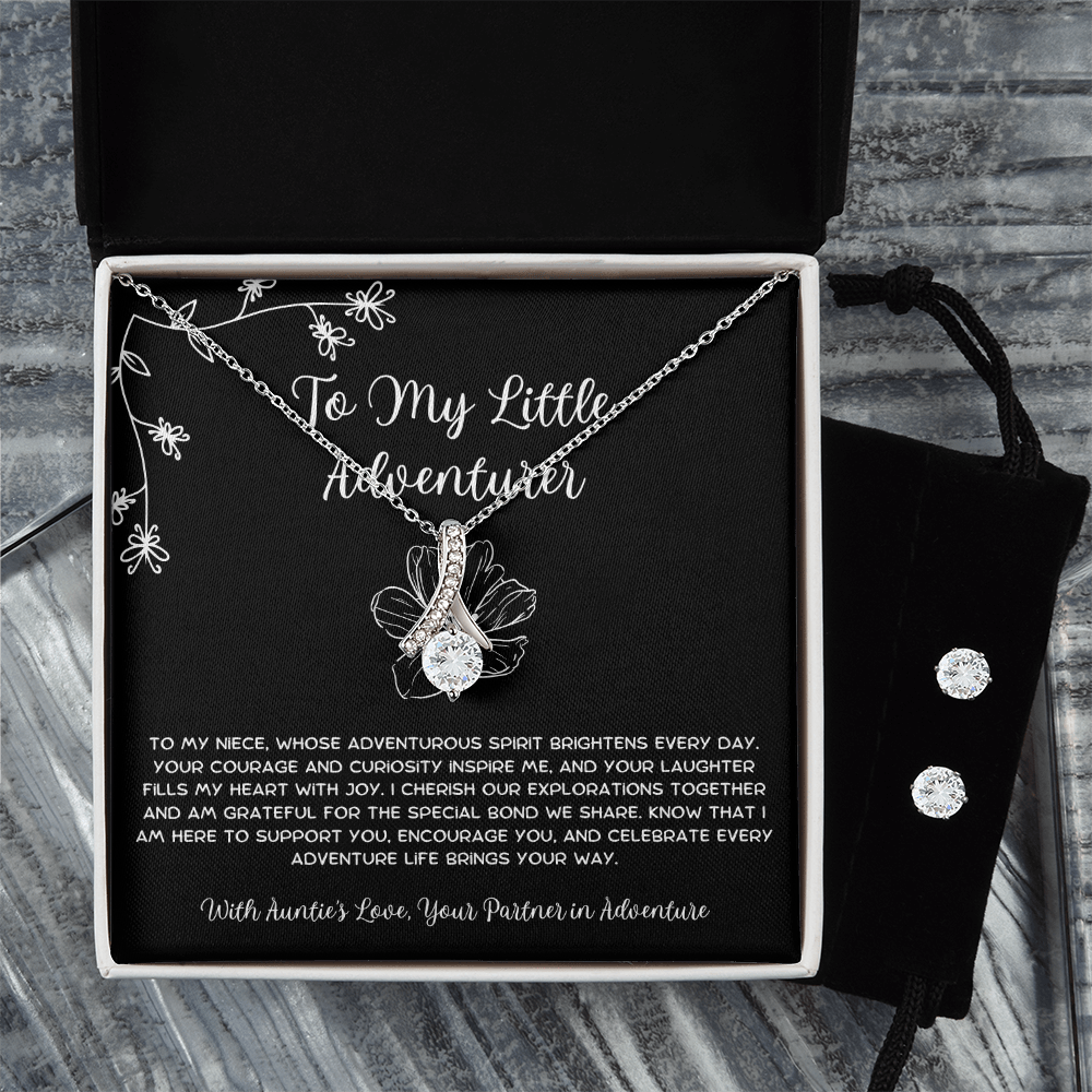 To My Little Adventurer - From Aunt to Niece Alluring Beauty With Earrings