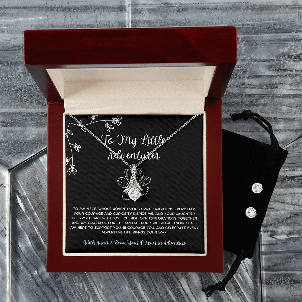 To My Little Adventurer - From Aunt to Niece Alluring Beauty With Earrings