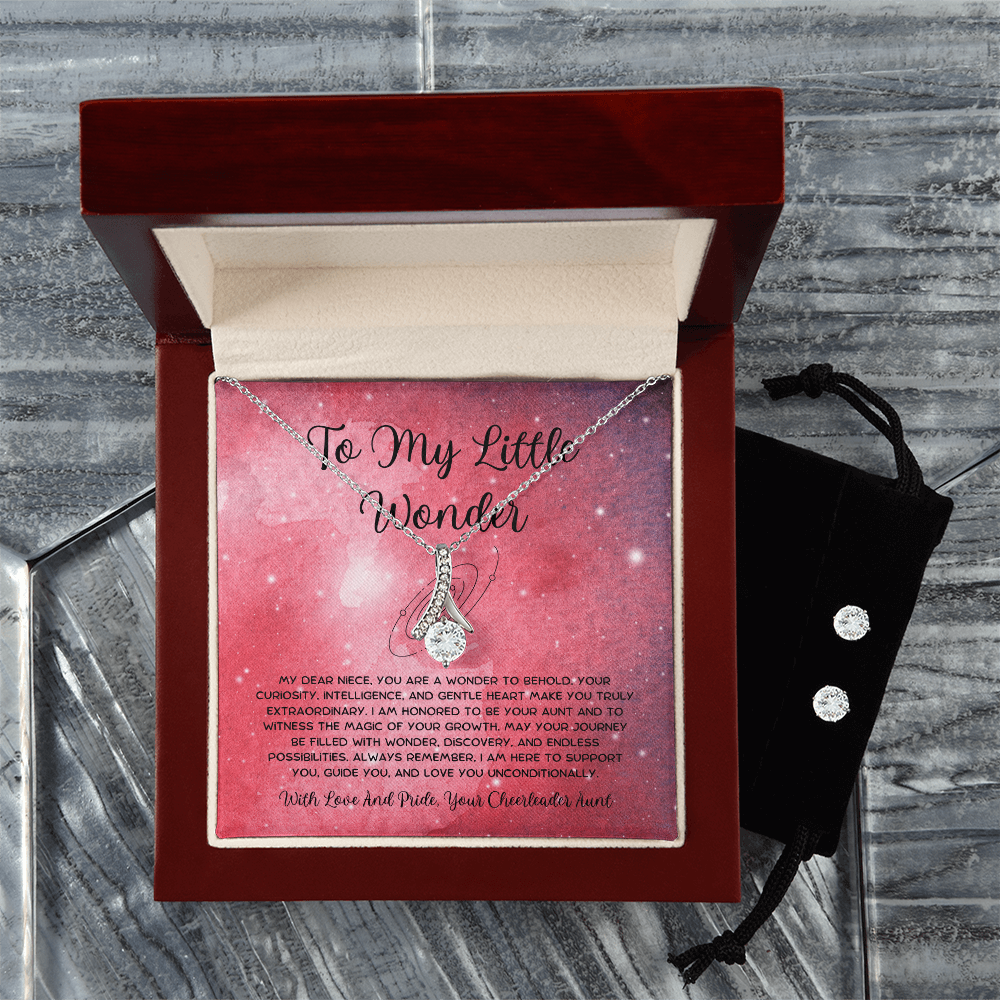 To My Little Wonder - From Aunt to Niece Alluring Beauty With Earrings