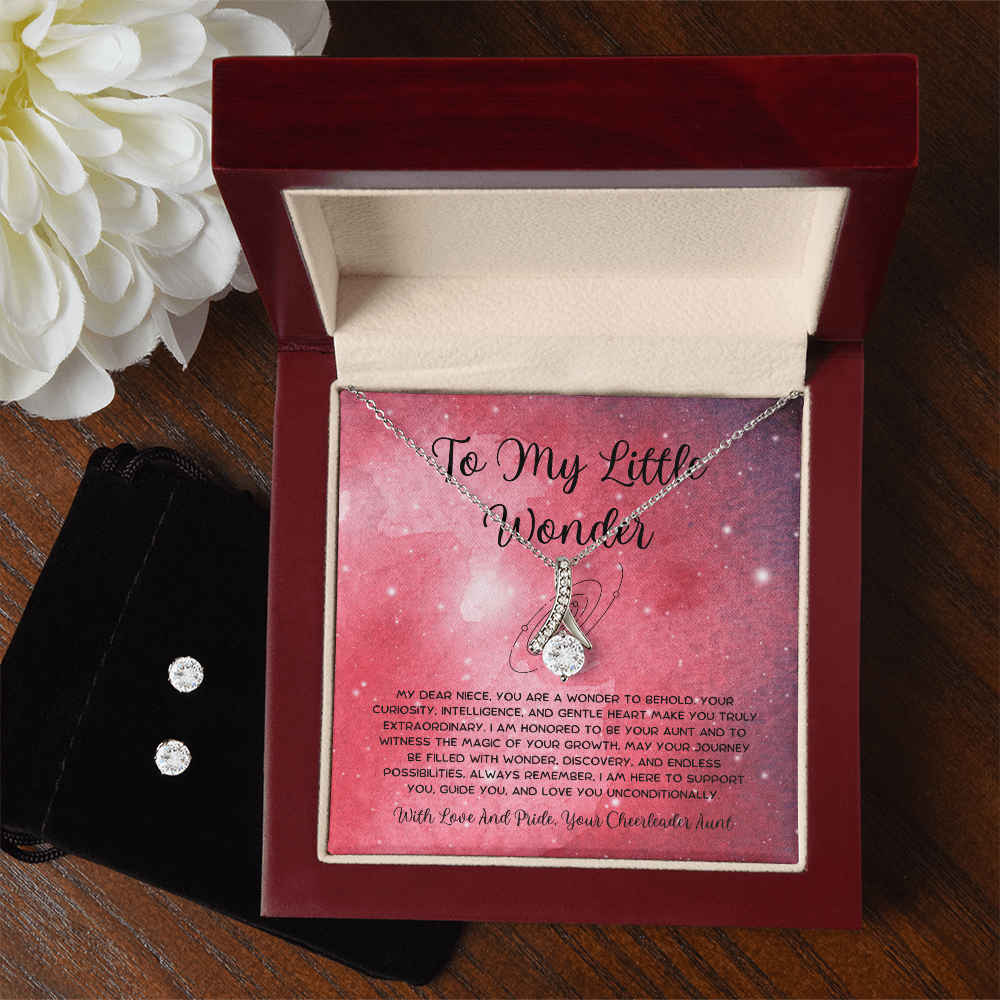 To My Little Wonder - From Aunt to Niece Alluring Beauty With Earrings