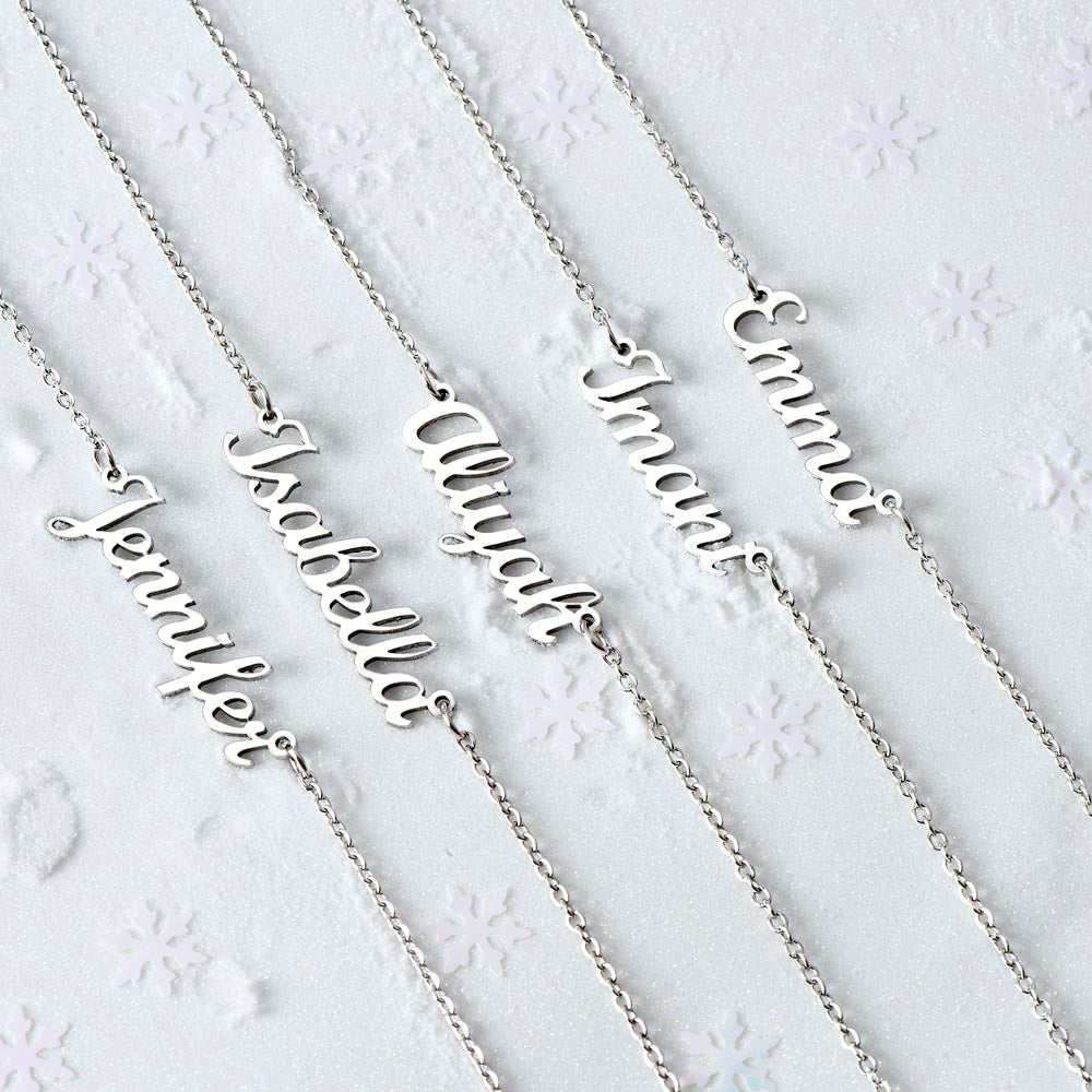 To My Braveheart Niece - From Aunt to Niece Custom Name Necklace